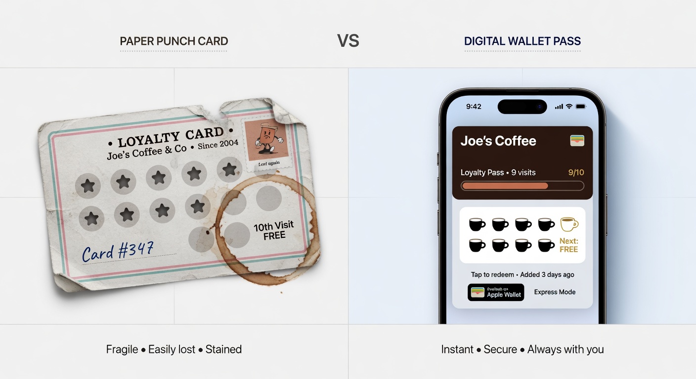 Punch Card vs Digital Loyalty Card: Which One Wins in 2026?